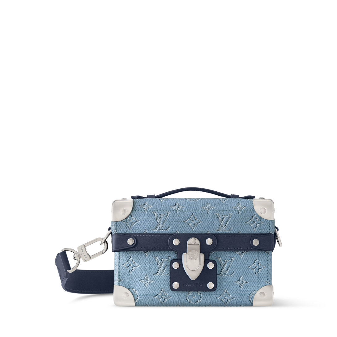 LOUIS △VUI△TTON ミニショルダーバッグ ホワイト/ブルー** Soul Trunk Monogram Other - Men Bags | LOUIS VUITTON